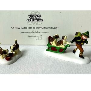 Department 56 Heritage Village Collection-A New Batch of Christmas Friends